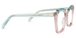 Benesa Browline Beige Glasses2