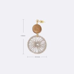 Stylish Weave Round Earrings3
