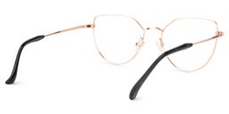 Doyle Cat Eye Gold Glasses4