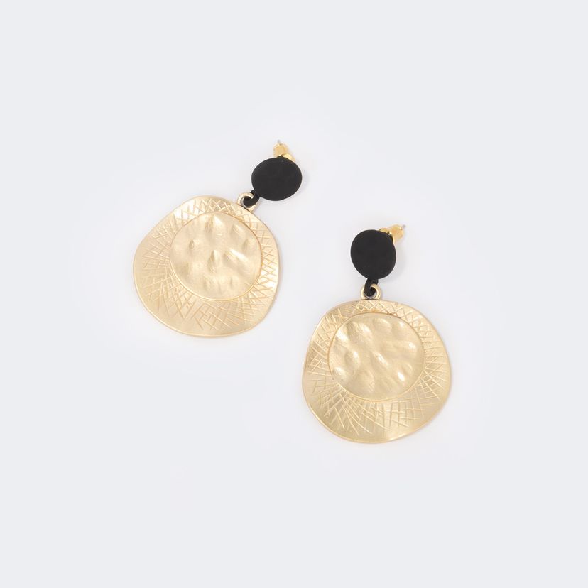 Stylish Exaggerated Copper Earrings