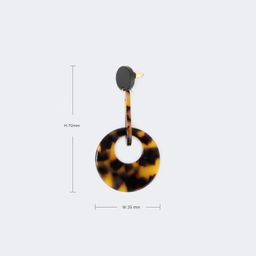Stylish Tortoise Acetate Earrings3