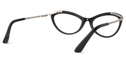 Draper Cat Eye Black Glasses4