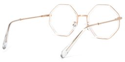 Nathaniel Geometric Clear Glasses4