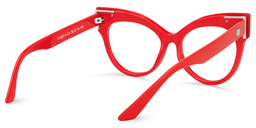 Savi Cateye Red Glasses4