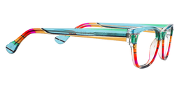 Meredith Rectangle Green Glasses4