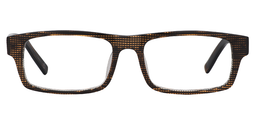 Vivian Rectangle Black-Gold Glasses0