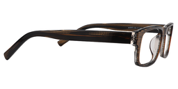 Vivian Rectangle Black-Gold Glasses4