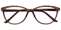 Tracy Browline Brown Glasses1