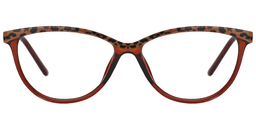 Tracy Browline Brown Glasses0