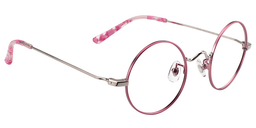 Ursula Round Pink Glasses3