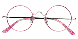 Ursula Round Pink Glasses1