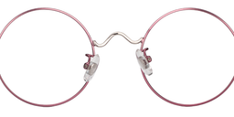 Ursula Round Pink Glasses5
