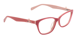 Lorraine Rectangle Pink Glasses3