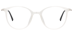 Lena Round Clear Glasses0