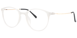 Lena Round Clear Glasses2