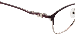 Cora Browline Purple Glasses4
