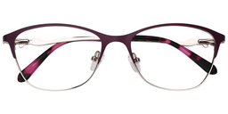 Cora Browline Purple Glasses1