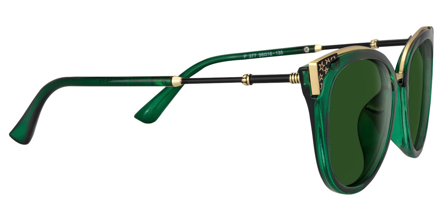 Dalton Mixed Dark-Green Frame Sunglasses | ZEELOOL CA3