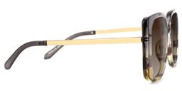 Nancy Square Dark-Gray Sunglasses3