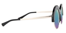 Farrell Round Black Sunglasses3