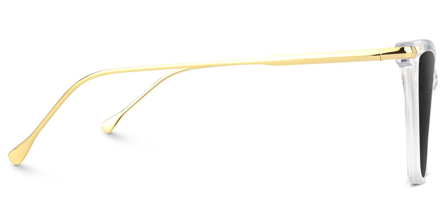 Hilary Butterfly Clear Full Rim Sunglasses | ZEELOOL CA3