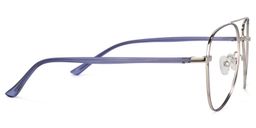 Paige Aviator Silver Glasses3