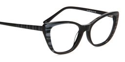 Teresa Striped Cat Eye Glasses4