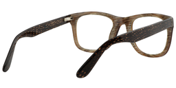 Alexis Rectangle Brown Glasses5