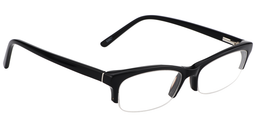 Sandy Browline Black Glasses3