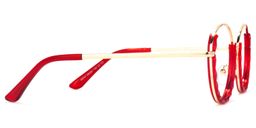 Finley Round Red Glasses3