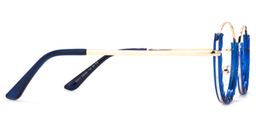 Finley Round Blue Glasses3