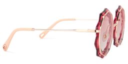 Princess Geometric Red Sunglasses3