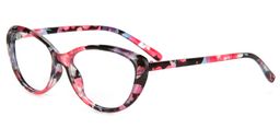 Charlene Cat-eye Floral Glasses2