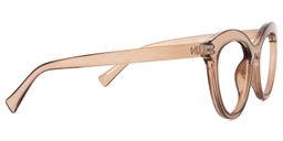 Fairy Cateye Beige Glasses3