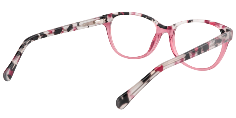 Oval Pink Glasses | Zeelool Eyewears5