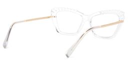 Sophie Cateye Clear Glasses4