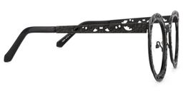 Brody Round Black Glasses3