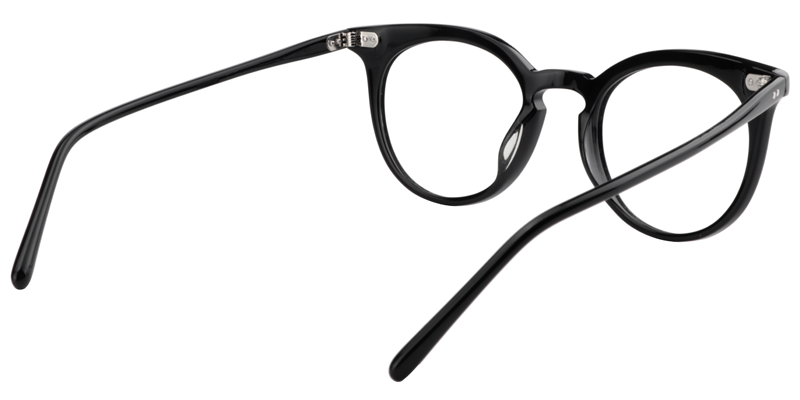 Round Black Glasses | Zeeelool Eyeglass Frames5