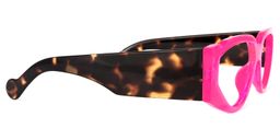 Sofia Geometric Pink Glasses3