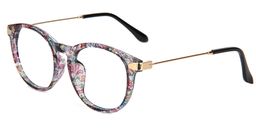 Jordan Round Floral Glasses3