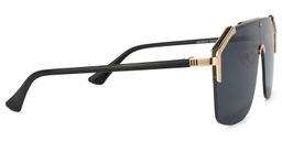 Titus Geometric Dark-Gray Sunglasses3