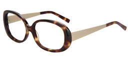 Lzefia Oval Tortoise Glasses3