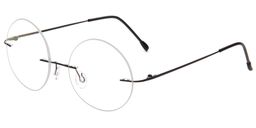 Cytheria Round Black Glasses3