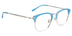 Gloria Square Blue Glasses2