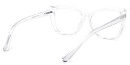 Wallace Cateye Clear Glasses4