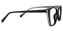 Yoselin Cateye Black Glasses3