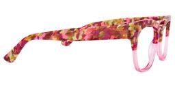 Yessenia Square Pink-Floral Glasses3
