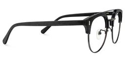 Clarence Aviator Black Glasses3