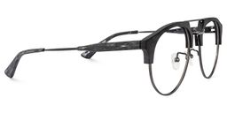 Claude Aviator Black Glasses3