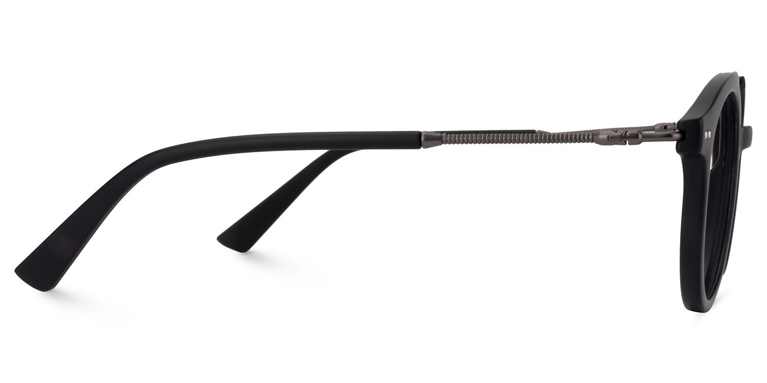 Aviator Black Glasses | Zeelool Glasses3